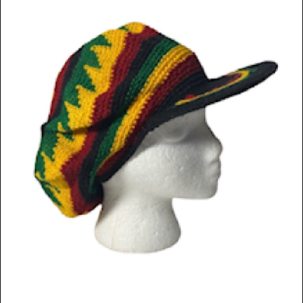 RASTA DREADIE CROCHET MULTICOLORED HAT CAP